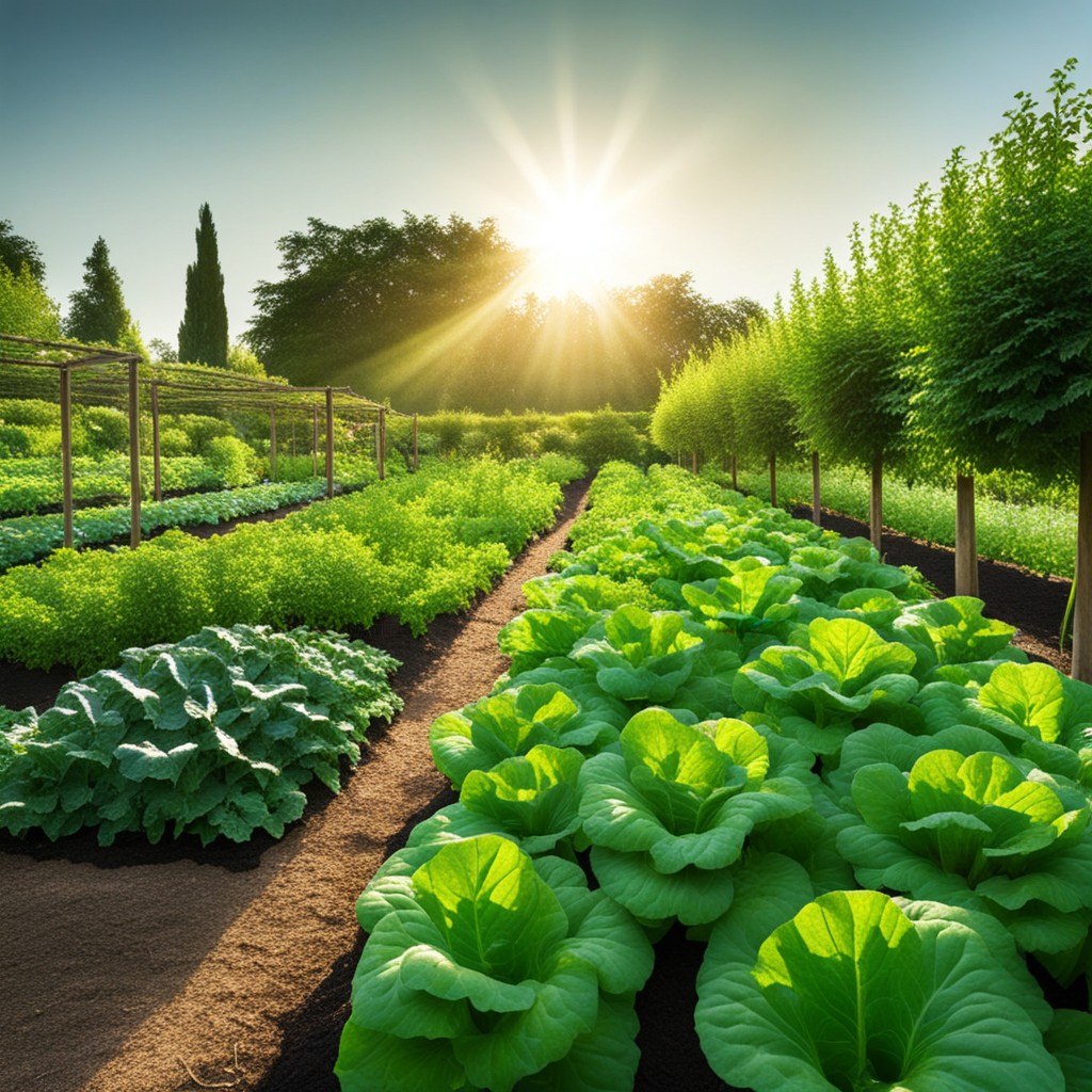 green-beautiful-green-vegetable-garden-glistens-in