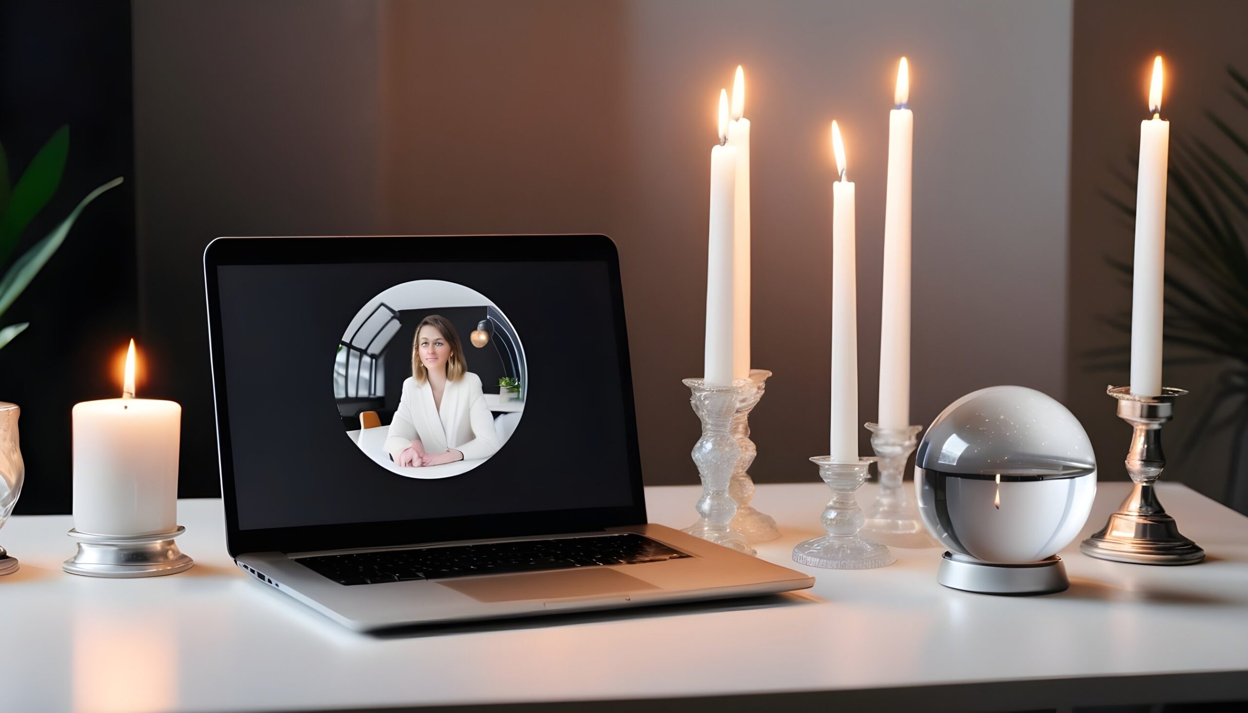 laptop-on-desk-near-crystal-ball-and-white-candles-video-call-meeting- (1)