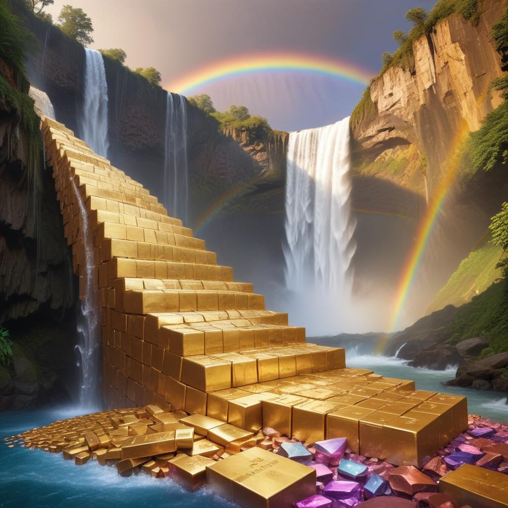 huge-bricks-of-gold-and-silver-by-a-rainbow-and-wa