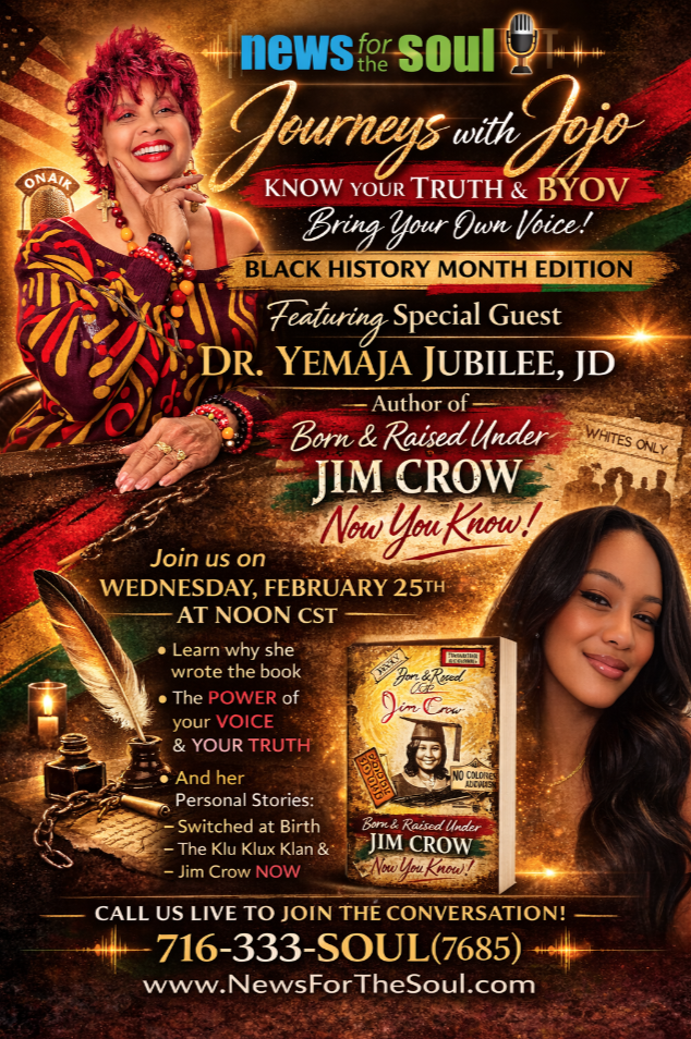 Know Your Truth and Bring Your Own Voice featuring Dr. Yemaja Jubilee and Jordan Johnson.